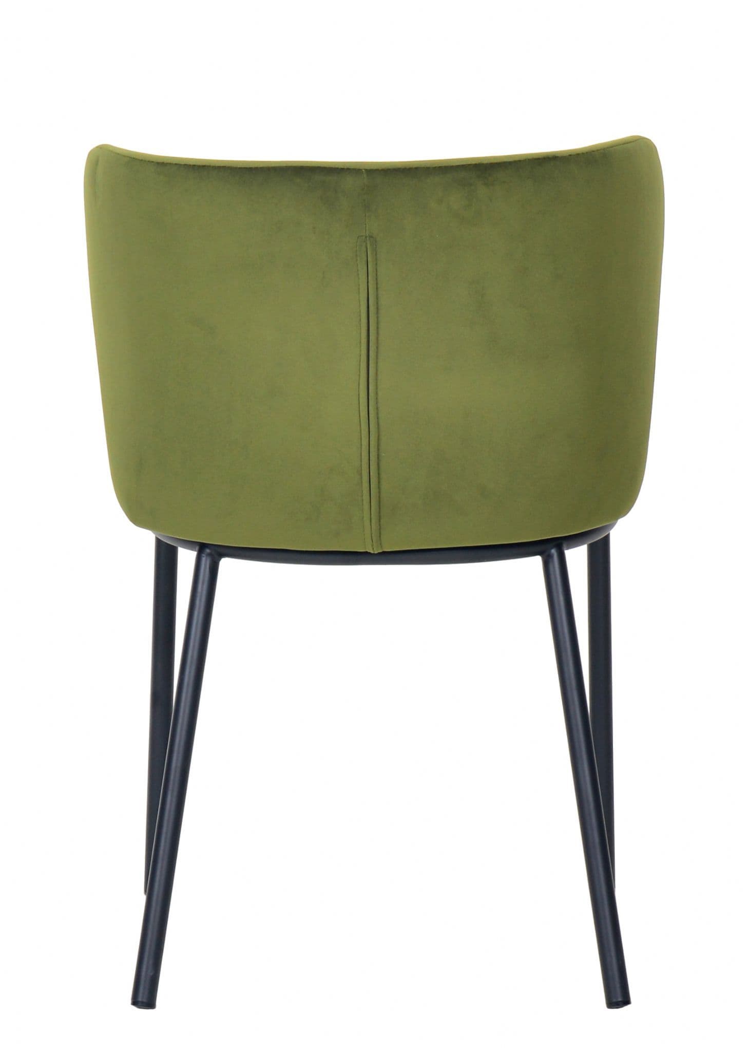 x2 Mandy Green Velvet Dining Chair