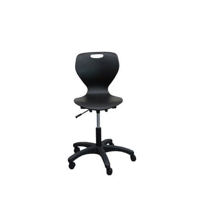 x2 SCM Swivel Office Chair with Adjustable Seat-Black