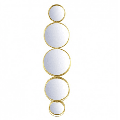 108cm Link Wall Mirror Gold