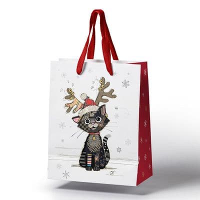 12 PACK KITTEN ANTLERS GIFT BAG 24CM 🎁🐾