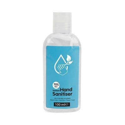 12 x 100ml Hand Sanitiser Gel 70% Alcohol