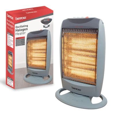 1200Watt Halogen Heater Oscillating