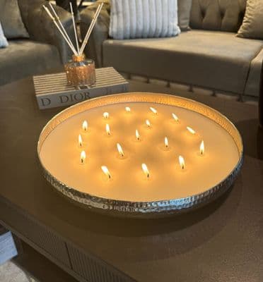 17 Wick Candle Gold Base
