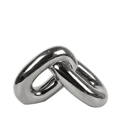 17cm 2-Chain Silver Decoration