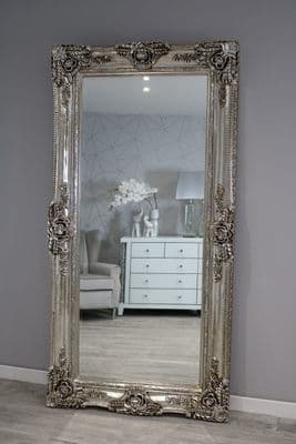 204cm X-Large Vintage Design Mirror In Champagne