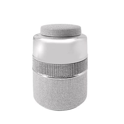 21cm Glitz And Silver Ginger Jar