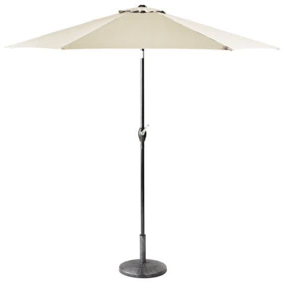 2M Parasol Crank & Tilt 6 Ribs - Beige