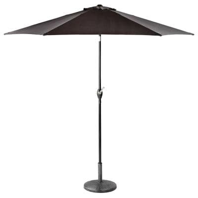 2M Parasol Crank & Tilt 6 Ribs Charcoal
