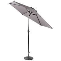 2M Parasol Crank & Tilt 6 Ribs - Grey