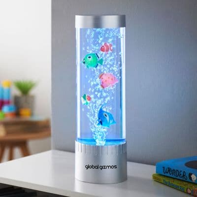 32cm Bubble Fish Lamp Colour Changing