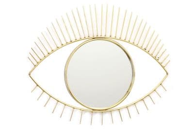 34X28Cm Golden Eye Mirror