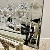 3D 3 Cocktail Clear Glitter Diamond Wall Art Mirror
