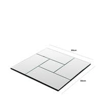 50cm Square Panel Wall Mirror