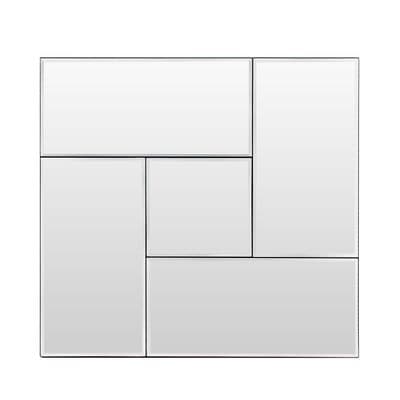 50cm Square Panel Wall Mirror