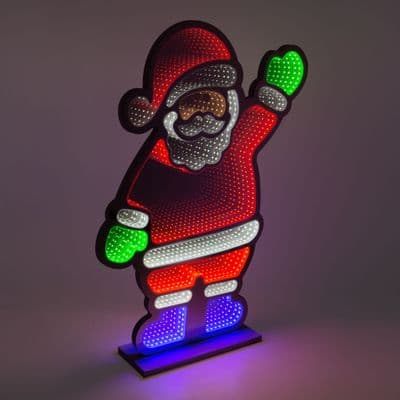 60cm Festive Infinity Santa Light 🎅✨