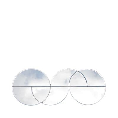 75cm Semi Circle Wall Mirror