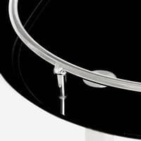 Adam Black Tempered Glass Serving Trolley – Home Luxe Interior