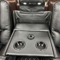 Adorn Black PU Leather Electric Recliner Sofa Set - 3 & 2 Seater