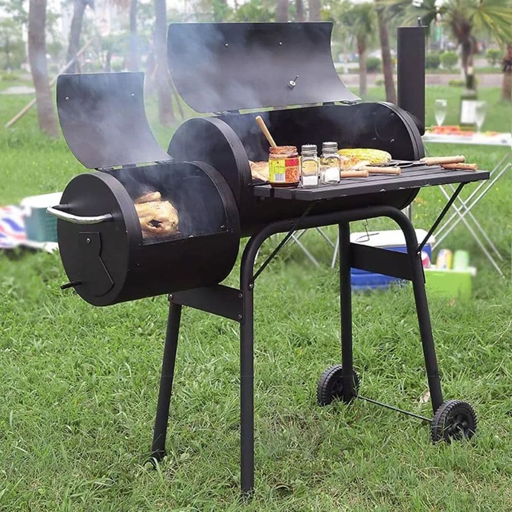Alabama Charcoal Smoker Barbecue BBQ Trolley