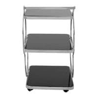 Alvaro Chrome Finish Drinks Trolley – Home Luxe Interior
