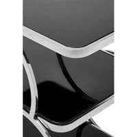 Alvaro Chrome Finish Drinks Trolley – Home Luxe Interior