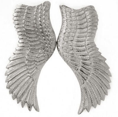 Angel Wings Silver Steel