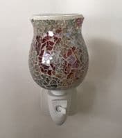 Autumn Crackle Tulip Mosaic Plug-In Oil Warmer
