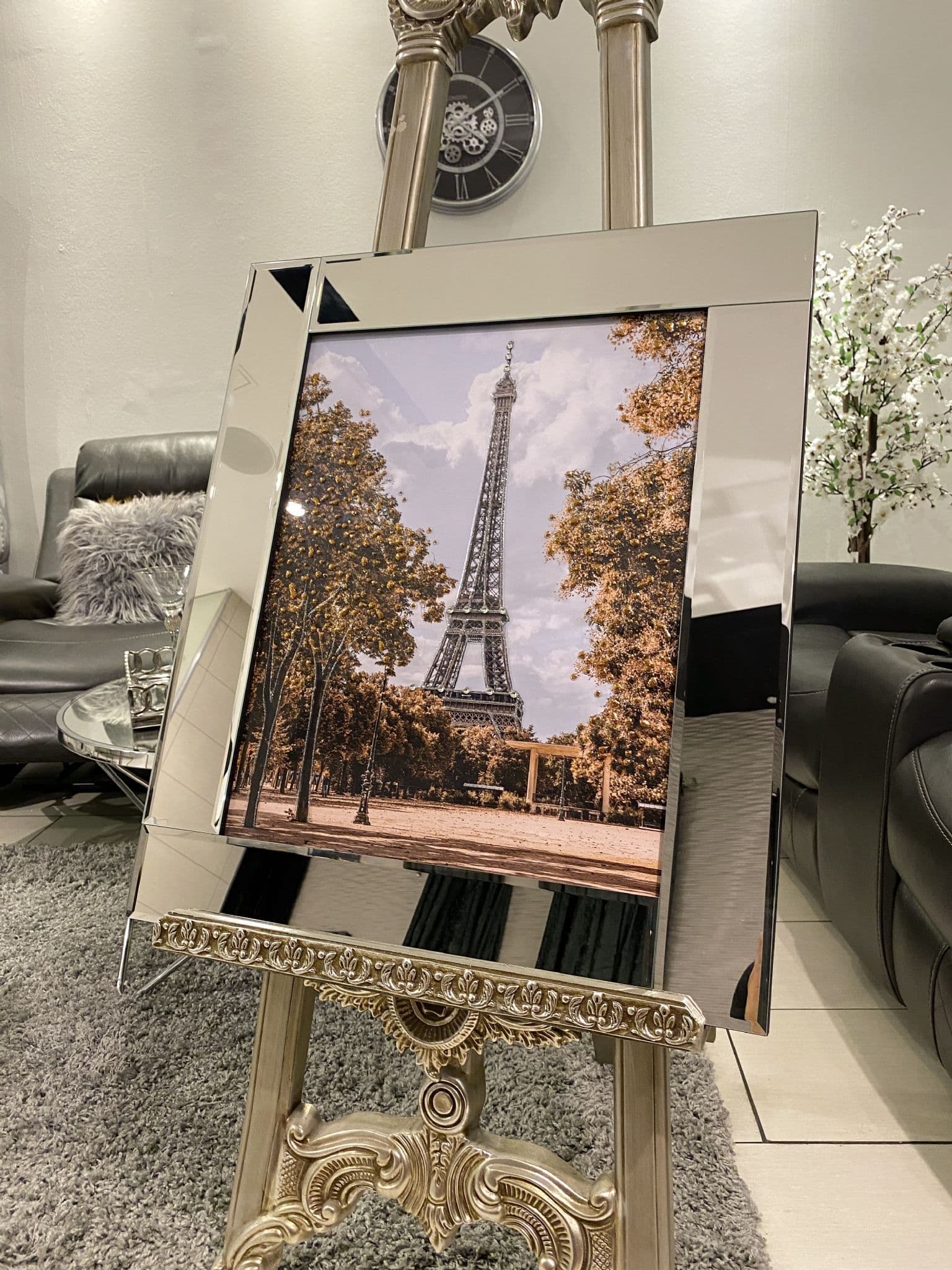ポスターフレーム　ART FRAME Paris
#19737　A2サイズ 楽天市場】インテリアアートフレーム エッフェル塔 セピア ポスター