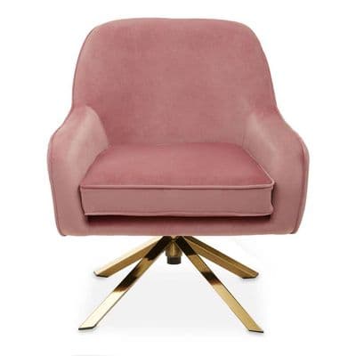 Avery Pink Velvet Chair – Home Luxe Interior