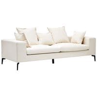 Avignon 3 Seat Cream Sofa – Home Luxe Interior