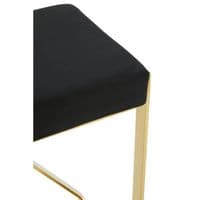 Azalea Black And Gold Finish Bar Stool – Home Luxe Interior