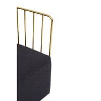 Azalea Black Fabric and Metal Chair – Home Luxe Interior