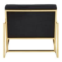 Azalea Black Velvet Lounge Chair – Home Luxe Interior