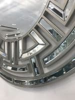 Aztec Round Wall Mirror 100cm Champagne Trim
