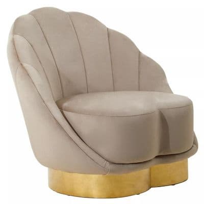 Biarritz Mink Velvet Chair - Home Luxe Interior