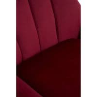 Billi Wine Velvet Lounge Chair | Home Luxe Interior