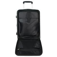 Black Charging Cabin Case - Hardshell Carry On Suitcase with USB Port