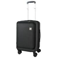 Black Charging Cabin Case - Hardshell Carry On Suitcase with USB Port