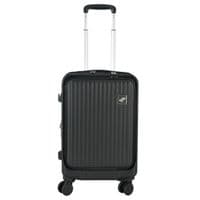Black Charging Cabin Case - Hardshell Carry On Suitcase with USB Port