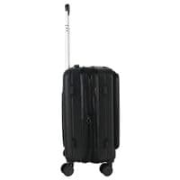 Black Charging Cabin Case - Hardshell Carry On Suitcase with USB Port