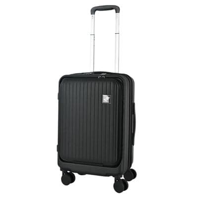 Black Charging Cabin Case - Hardshell Carry On Suitcase with USB Port