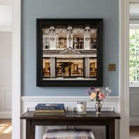 Black Step Frame Dolce & Gabbana Luxury Fashion Wall Art 40x40cm