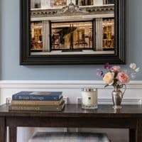 Black Step Frame Dolce & Gabbana Luxury Fashion Wall Art 40x40cm