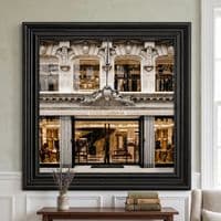 Black Step Frame Dolce & Gabbana Luxury Fashion Wall Art 70x70cm Print