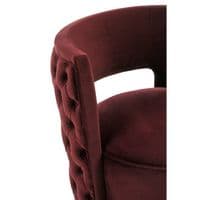 Bola Wine Velvet Chair | Home Luxe Interior