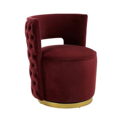 Bola Wine Velvet Chair | Home Luxe Interior