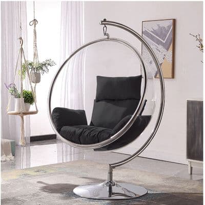 Bubble Chair Dark Grey Cushions Only With Pillow
