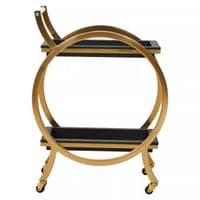 Cardoba Two Tier Black Serving Trolley – Home Luxe Interior
