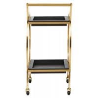 Cardoba Two Tier Black Serving Trolley – Home Luxe Interior