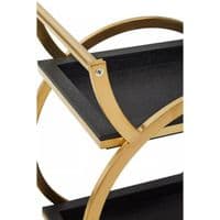 Cardoba Two Tier Black Serving Trolley – Home Luxe Interior